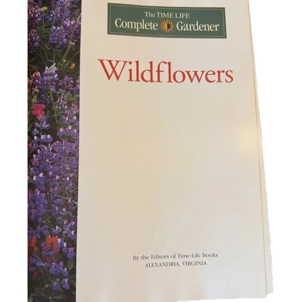 Time-Life Complete Gardener Series: Wildflowers Decor  Table Book